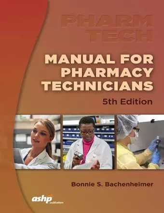 Manual for Pharmacy Technicians cover