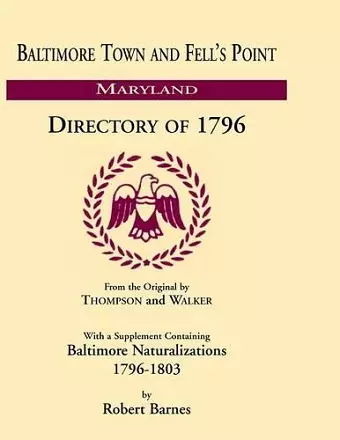 Baltimore and Fell's Point Directory of 1796 cover