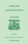 Maryland Calendar of Wills, Volume 11 cover