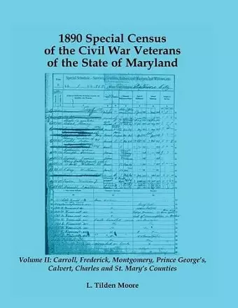 1890 Special Census of the Civil War Veterans of the State of Maryland cover