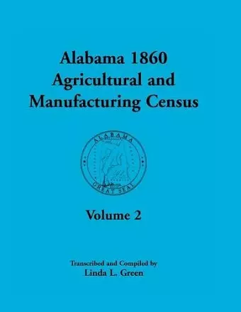 Alabama 1860 Agricultural and Manufacturing Census cover