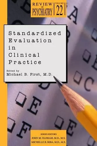 Standardized Evaluation in Clinical Practice cover