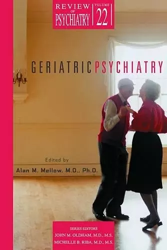 Geriatric Psychiatry cover