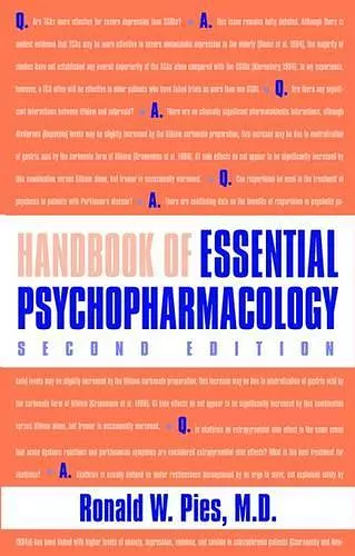 Handbook of Essential Psychopharmacology cover