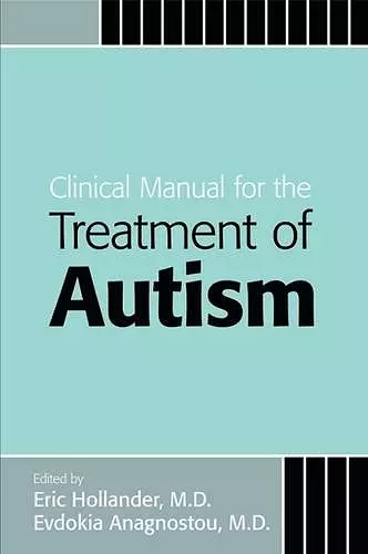 Clinical Manual for the Treatment of Autism cover