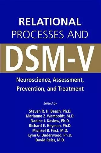 Relational Processes and DSM-V cover