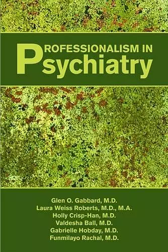 Professionalism in Psychiatry cover