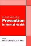 Clinical Manual of Prevention in Mental Health cover