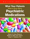 What Your Patients Need to Know About Psychiatric Medications cover