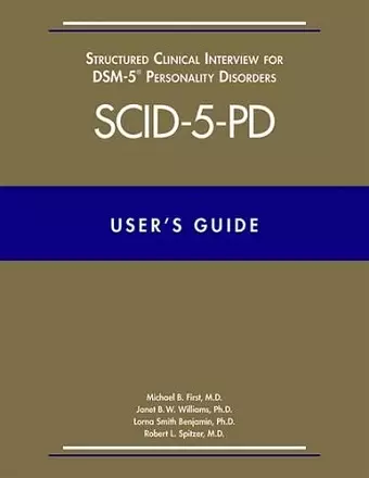 Structured Clinical Interview for DSM-5® Disorders—Clinician Version (SCID-5-CV) cover