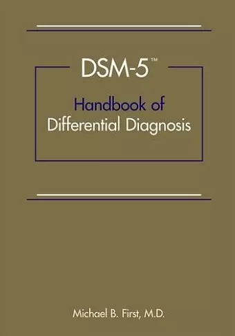 DSM-5® Handbook of Differential Diagnosis cover