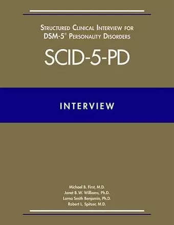 Structured Clinical Interview for DSM-5® Personality Disorders (SCID-5-PD) cover