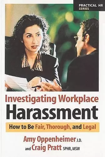 Investigating Workplace Harassment cover