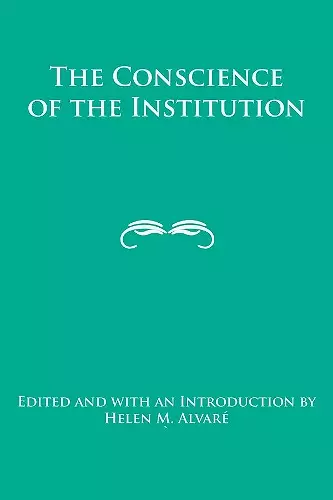 The Conscience of the Institution cover