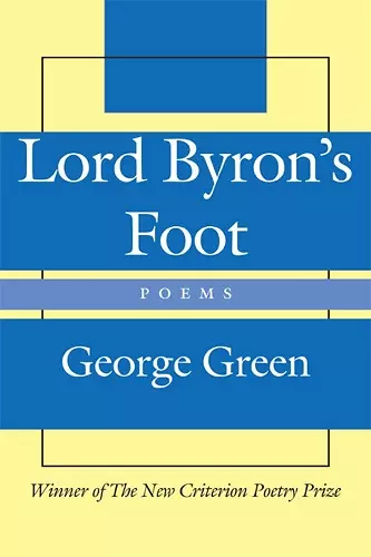 Lord Byron`s Foot – Poems cover