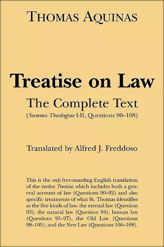 Treatise on Law – The Complete Text cover