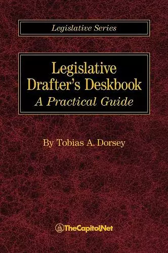 Legislative Drafter's Deskbook cover