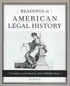 Readings in American Legal History cover