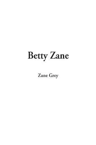 Betty Zane cover