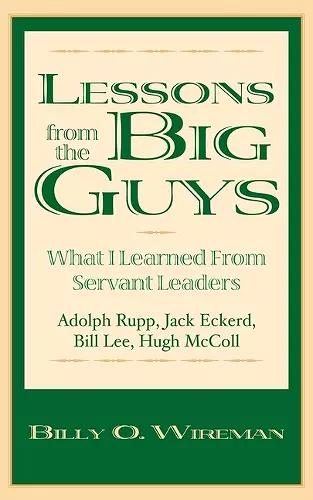 Lessons from the Big Guys cover