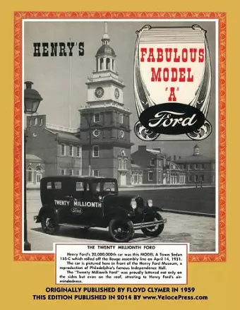 Henry's Fabulous Model a Ford cover