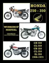 Honda Cb250, Cl250, Cb350, Cl350 & SL 350 1968 to 1973 Workshop Manual cover