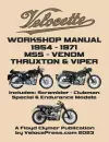 VELOCETTE 500cc & 350cc MSS, VENOM, THRUXTON & VIPER 1954-1971 WORKSHOP MANUAL & ILLUSTRATED PARTS MANUAL cover