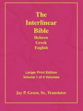 Larger Print Bible-Il-Volume 1 cover