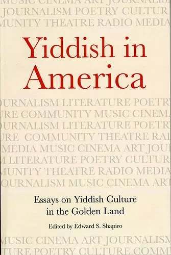 Yiddish in America cover