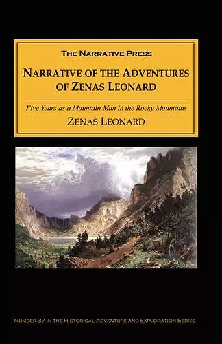 Narrative of the Adventures of Zenas Leonard cover