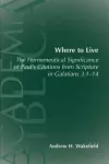 Where to Live cover