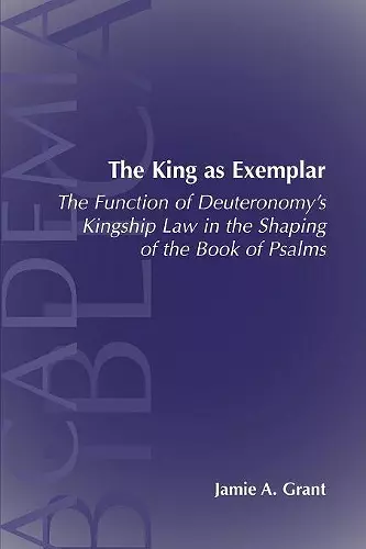 The King as Exemplar cover