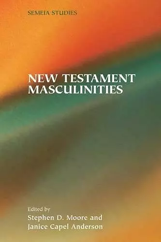 New Testament Masculinities cover