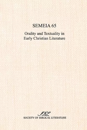 Semeia 65 cover