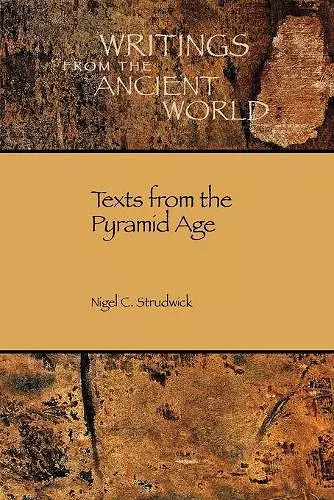 Texts from the Pyramid Age cover