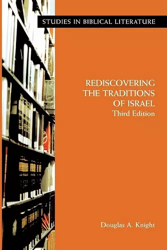 Rediscovering the Traditions of Israel, Third Edition cover