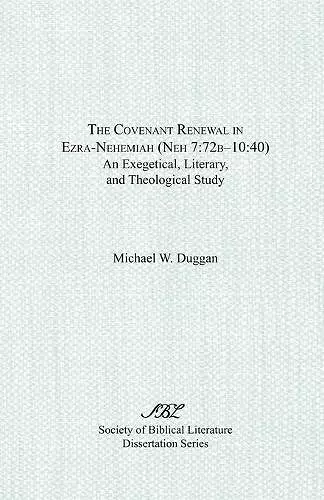 The Covenant Renewal in Ezra-Nehemiah (Neh 7 cover