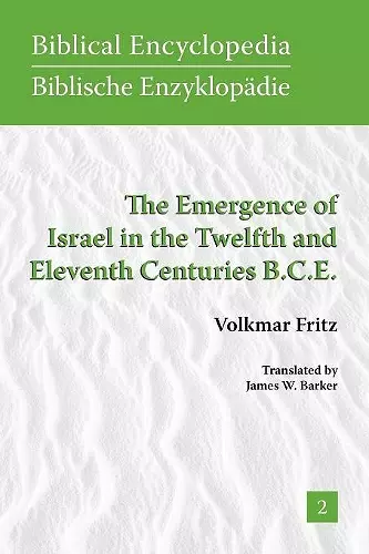 The Emergence of Israel in the Twelfth and Eleventh Centuries B.C.E. cover