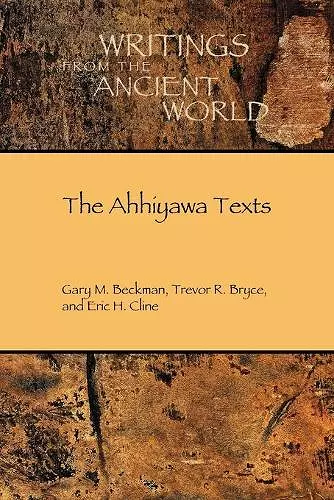 The Ahhiyawa Texts cover