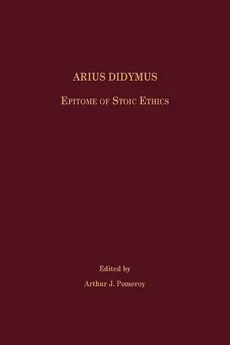 Arius Didymus cover