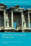 Philodemus, On Property Management cover