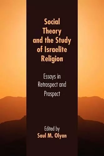 Social Theory and the Study of Israelite Religion cover