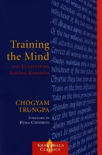 Training the Mind and Cultivating Loving-Kindness cover