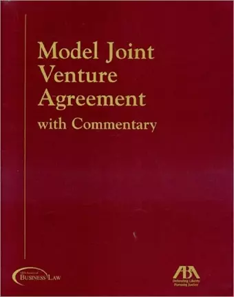 Model Joint Venture Agreement with Commentary cover