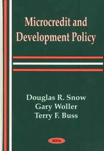 Microcredit & Development Policy cover