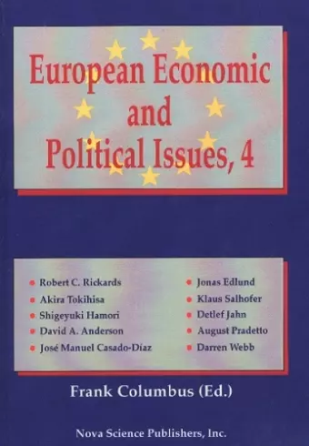 European Economic & Political Issues, Volume 4 cover