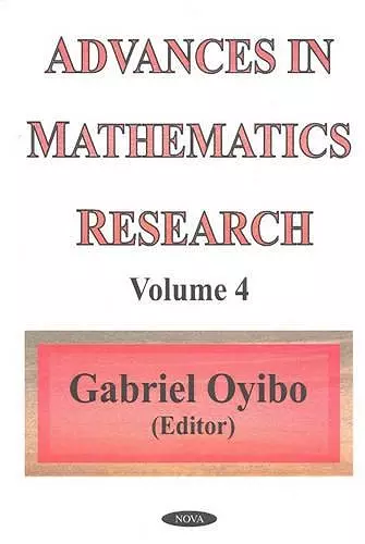 Advances in Mathematics Research cover