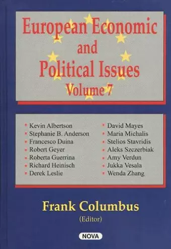 European Economic & Political Issues, Volume 7 cover