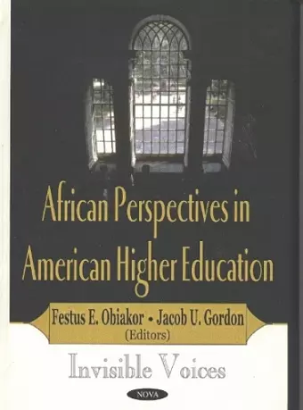 African Perspectives in American Higher Education cover