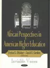 African Perspectives in American Higher Education cover